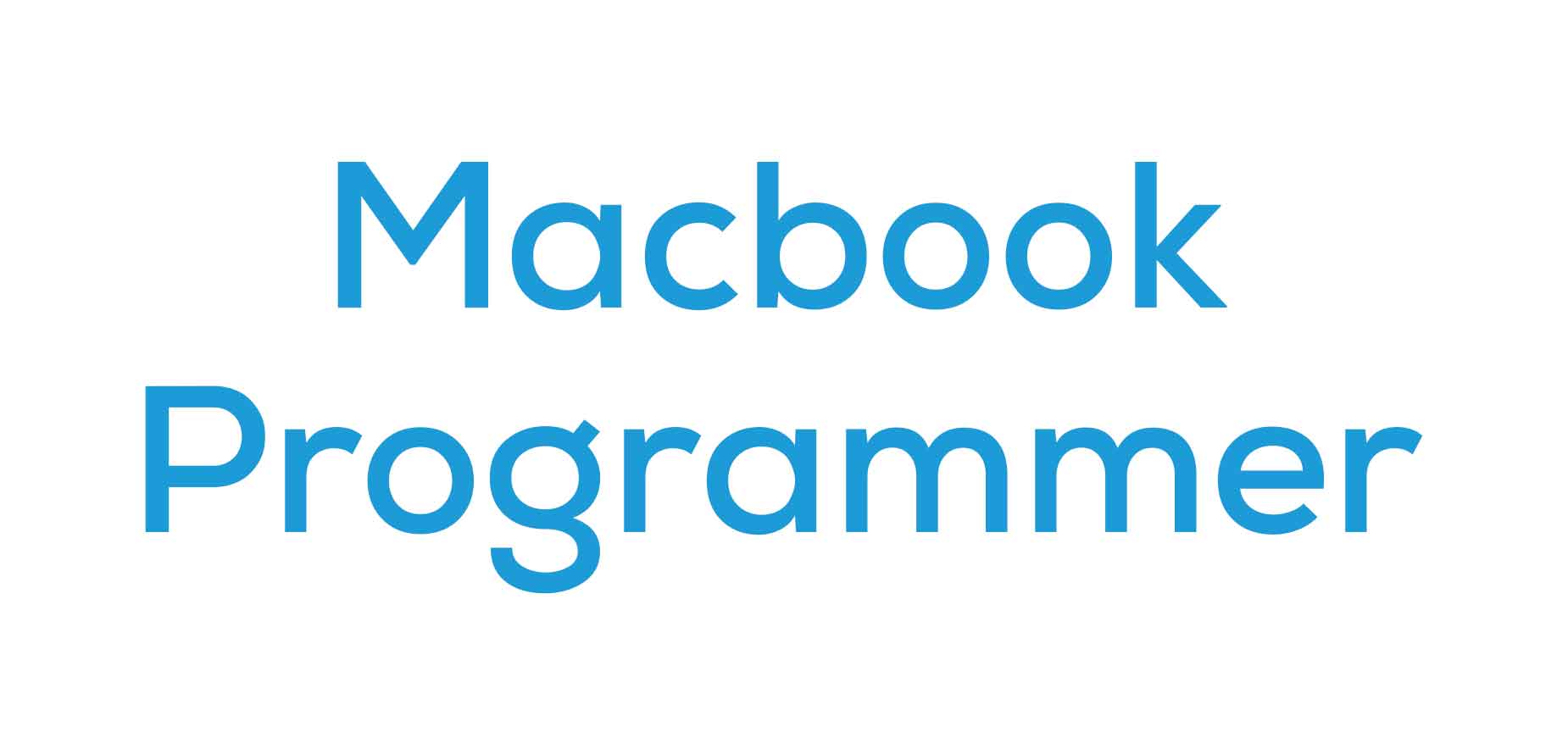 Macbook Programmer