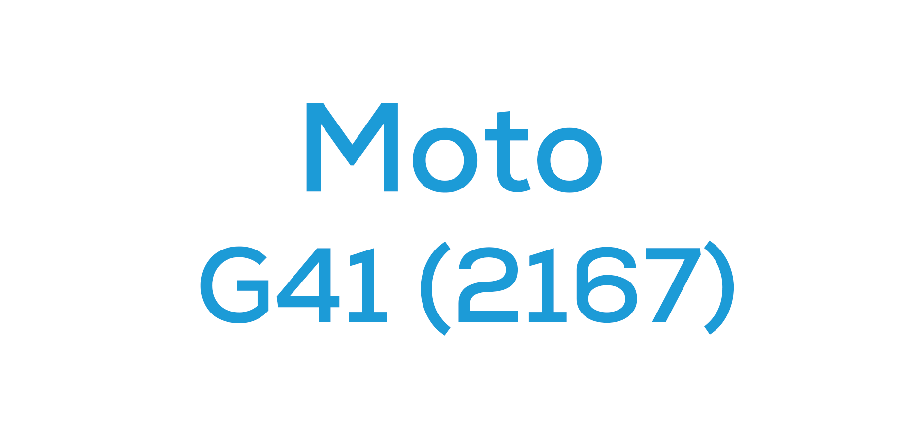 Moto G41 (2167)