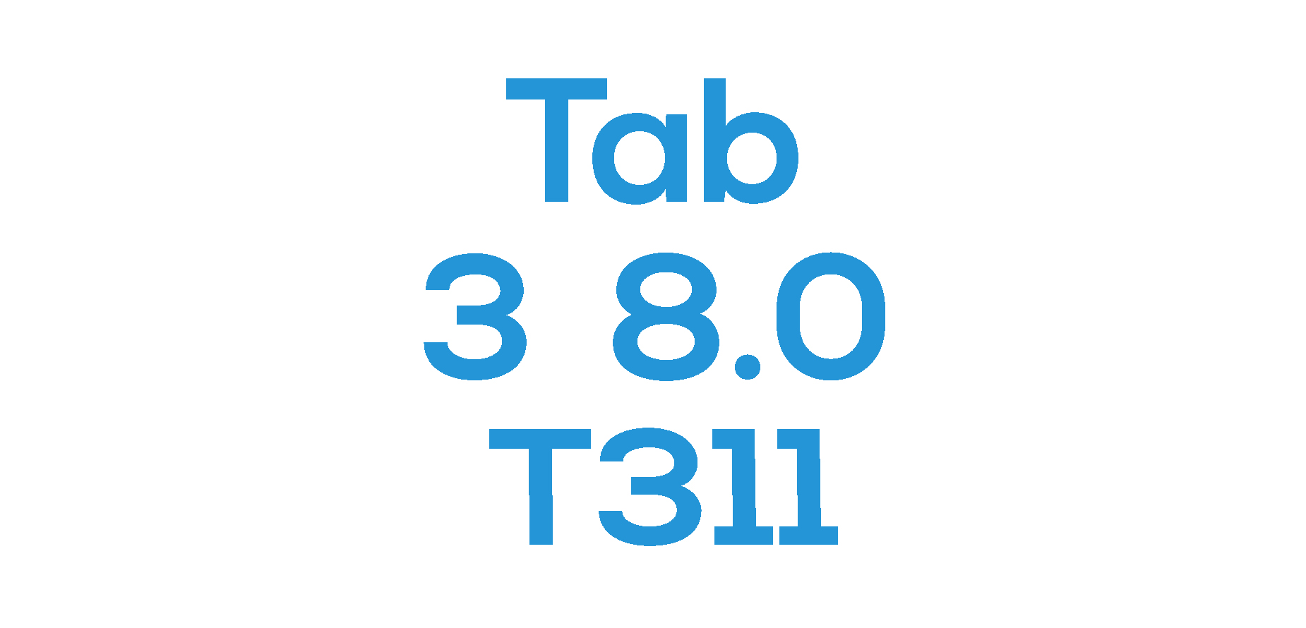 Tab 3 8.0" (T310 / T311)