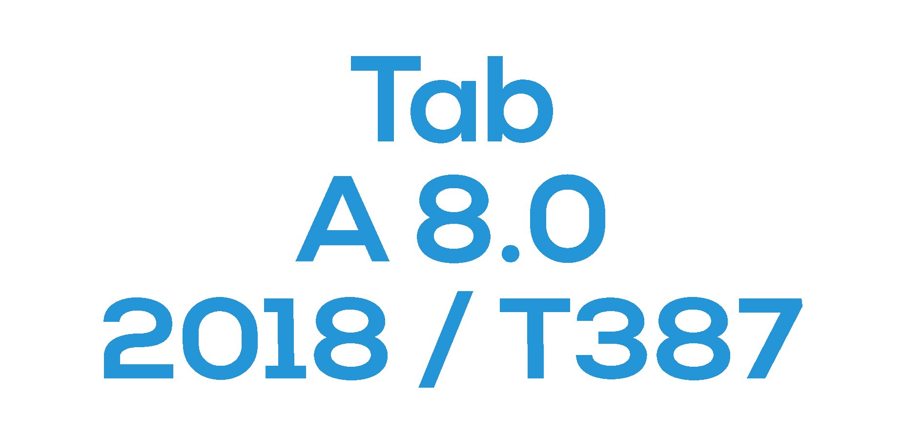 Tab A 8.0" 2018 (T387)