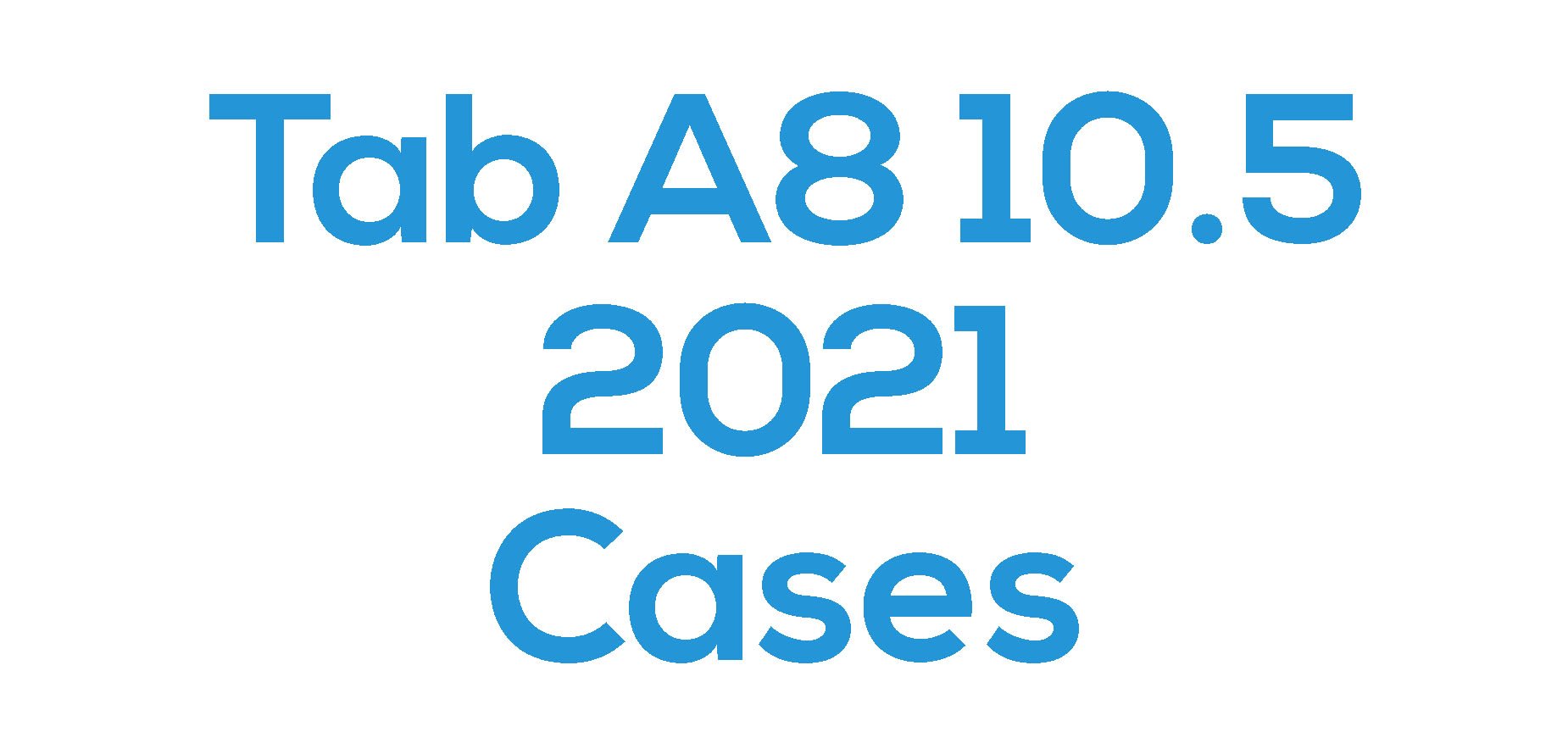 Tab A8 10.5 (2021) Cases