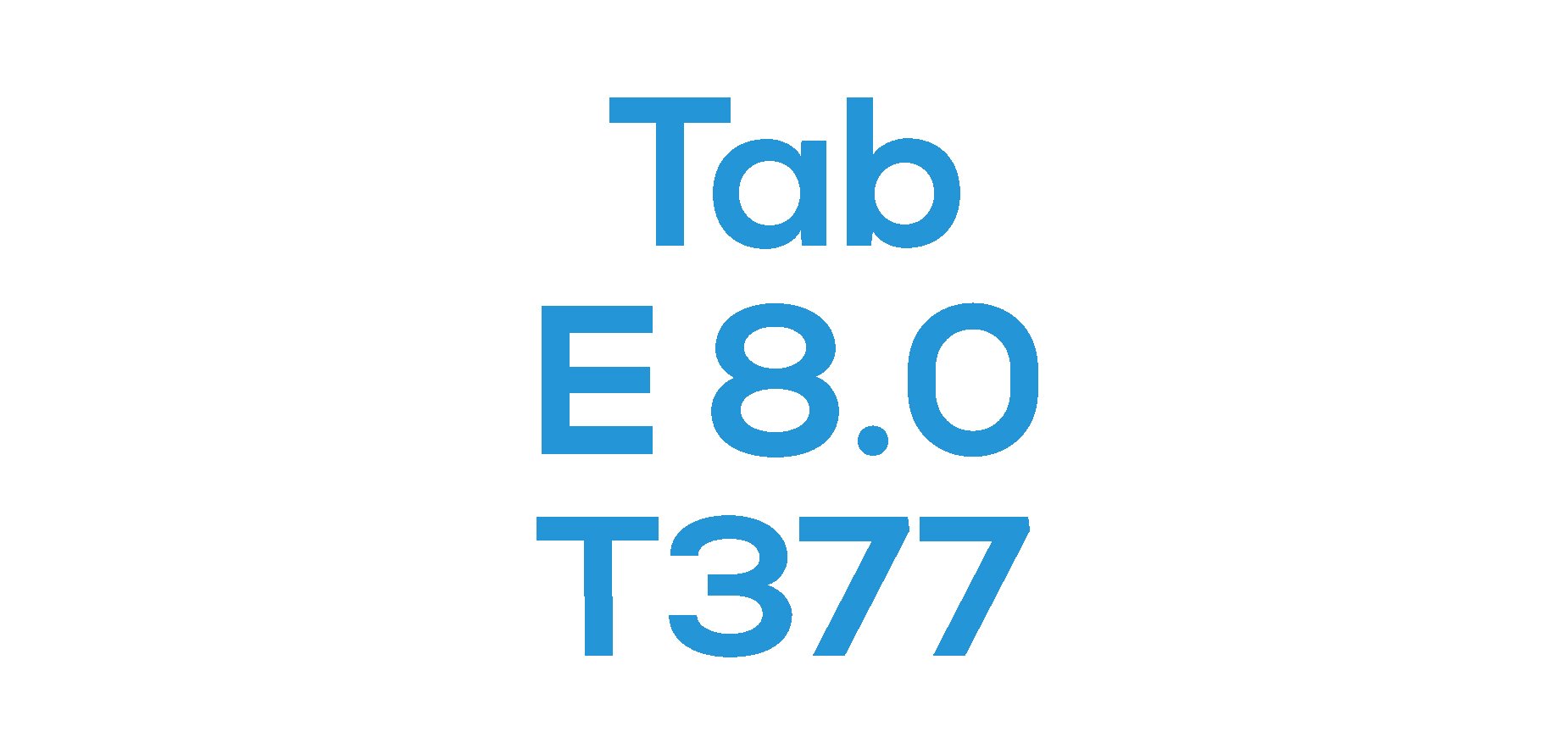 Tab E 8.0" (T377)