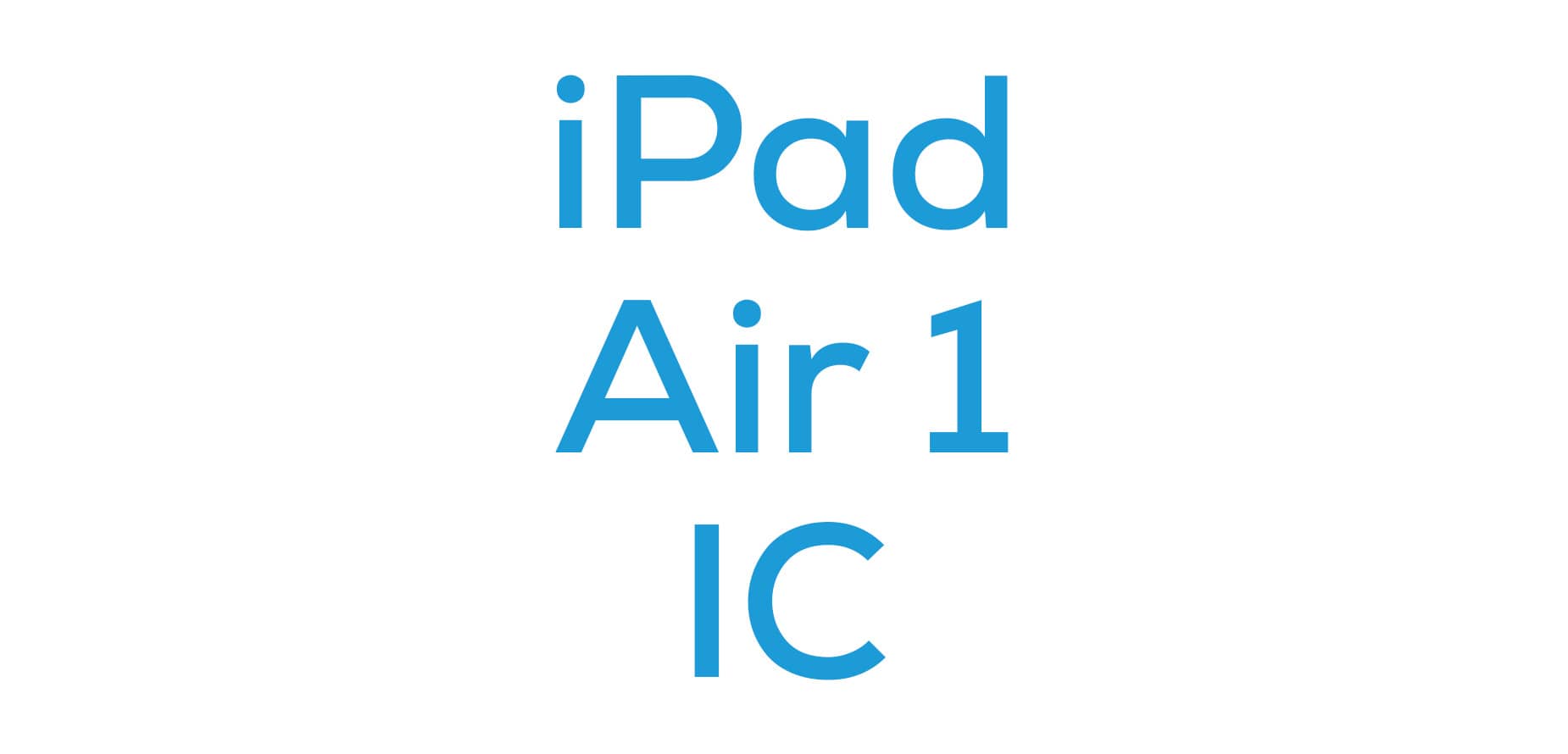 iPad Air 1 IC