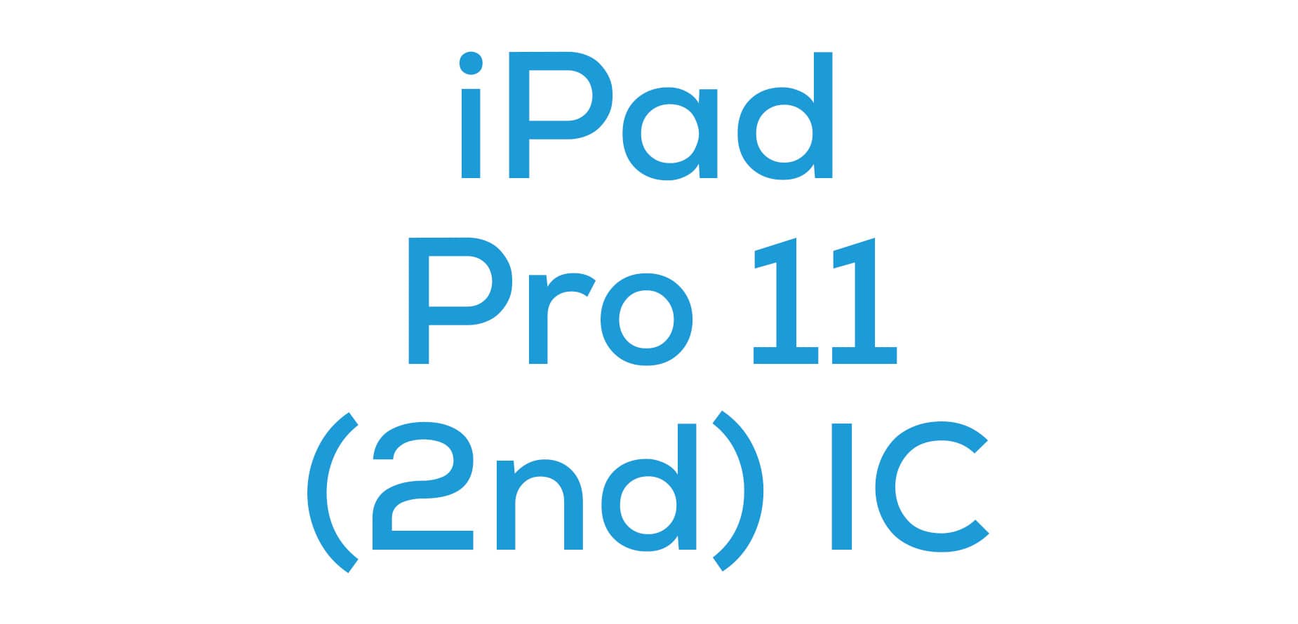 iPad Pro 11 (2020) IC