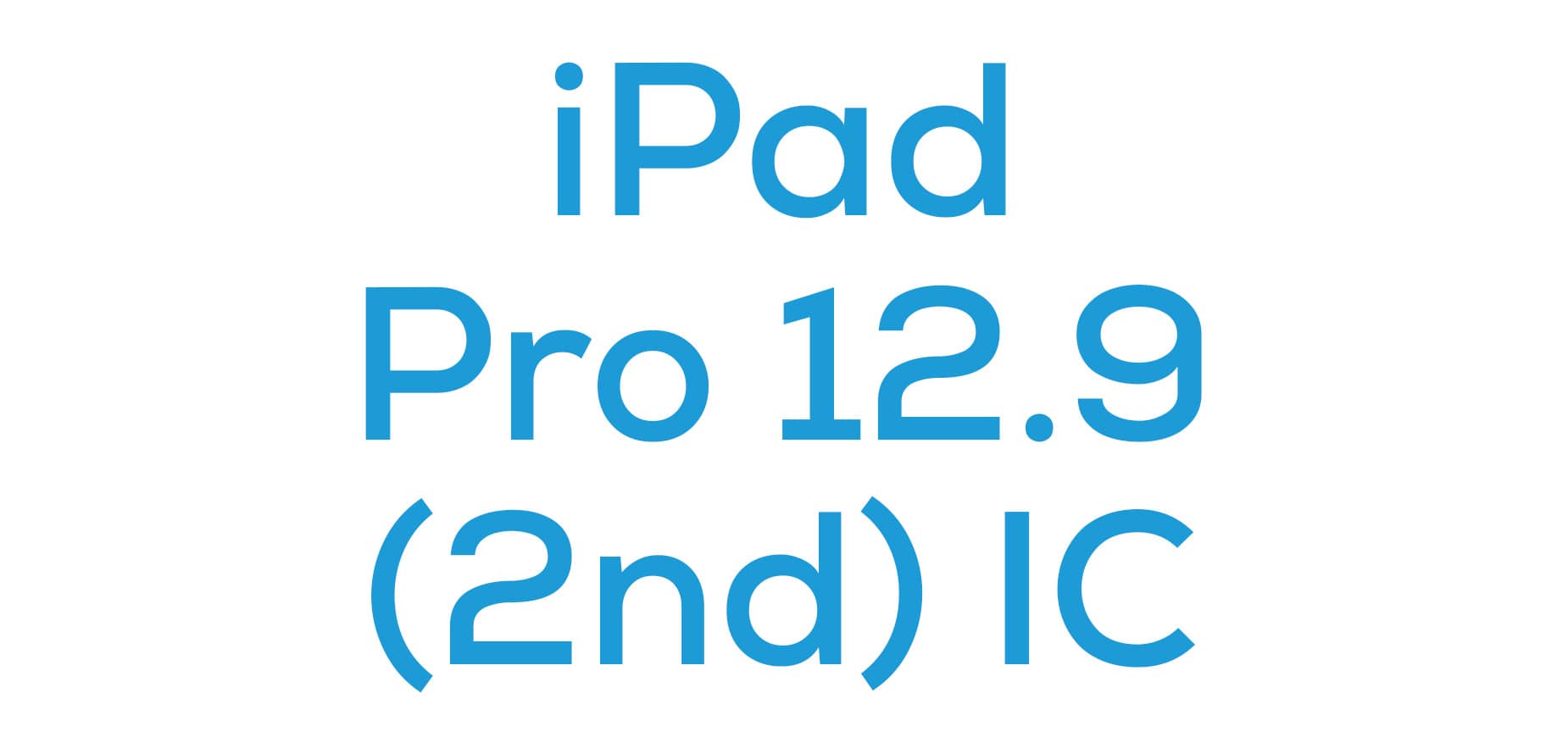 iPad Pro 12.9 (2nd) IC