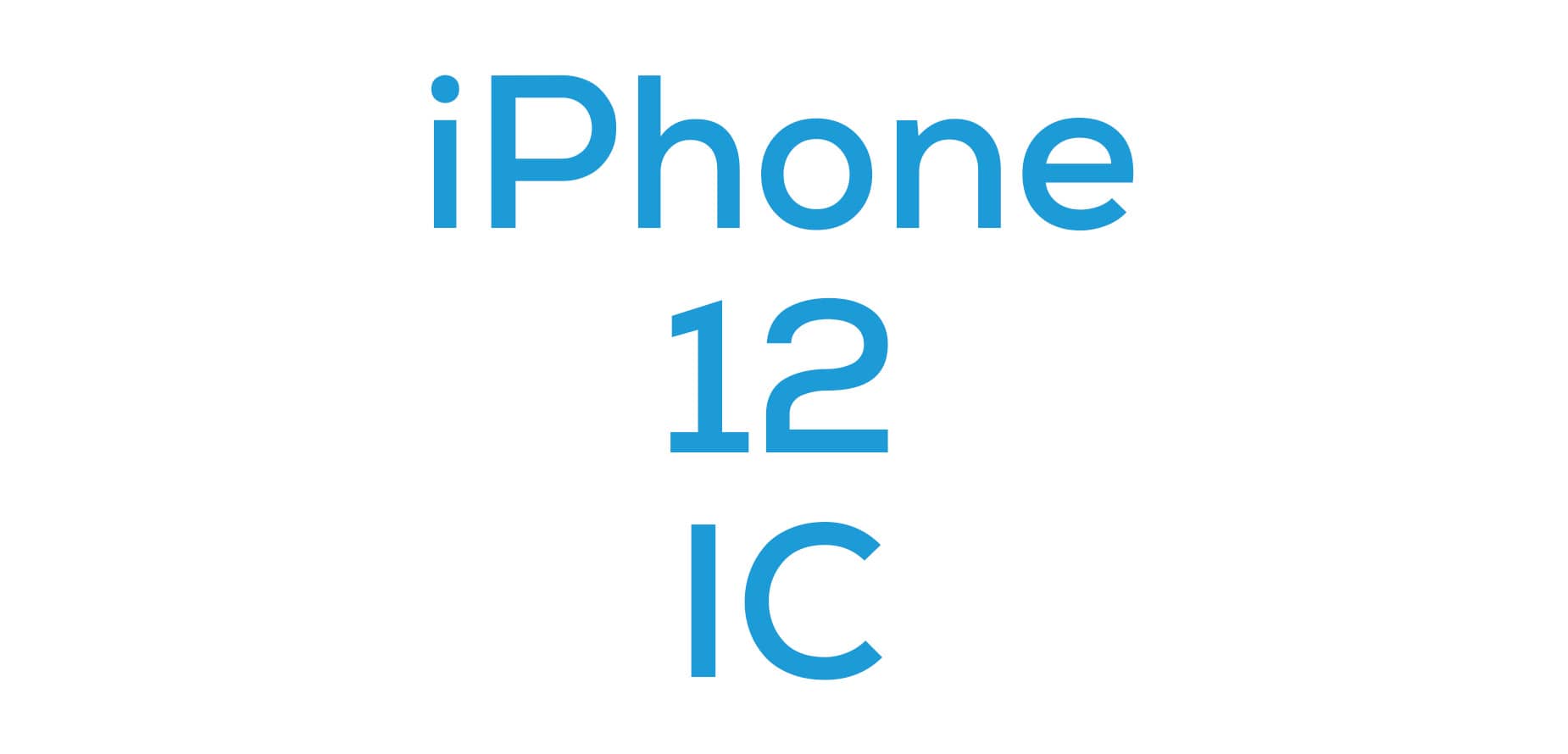 iPhone 12 IC