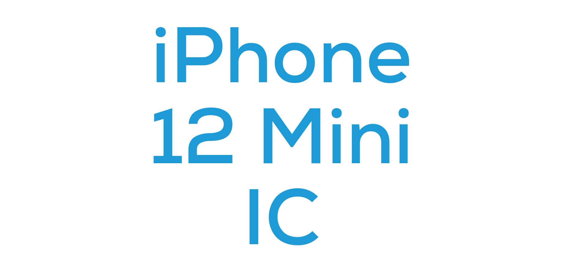 iPhone 12 Mini IC