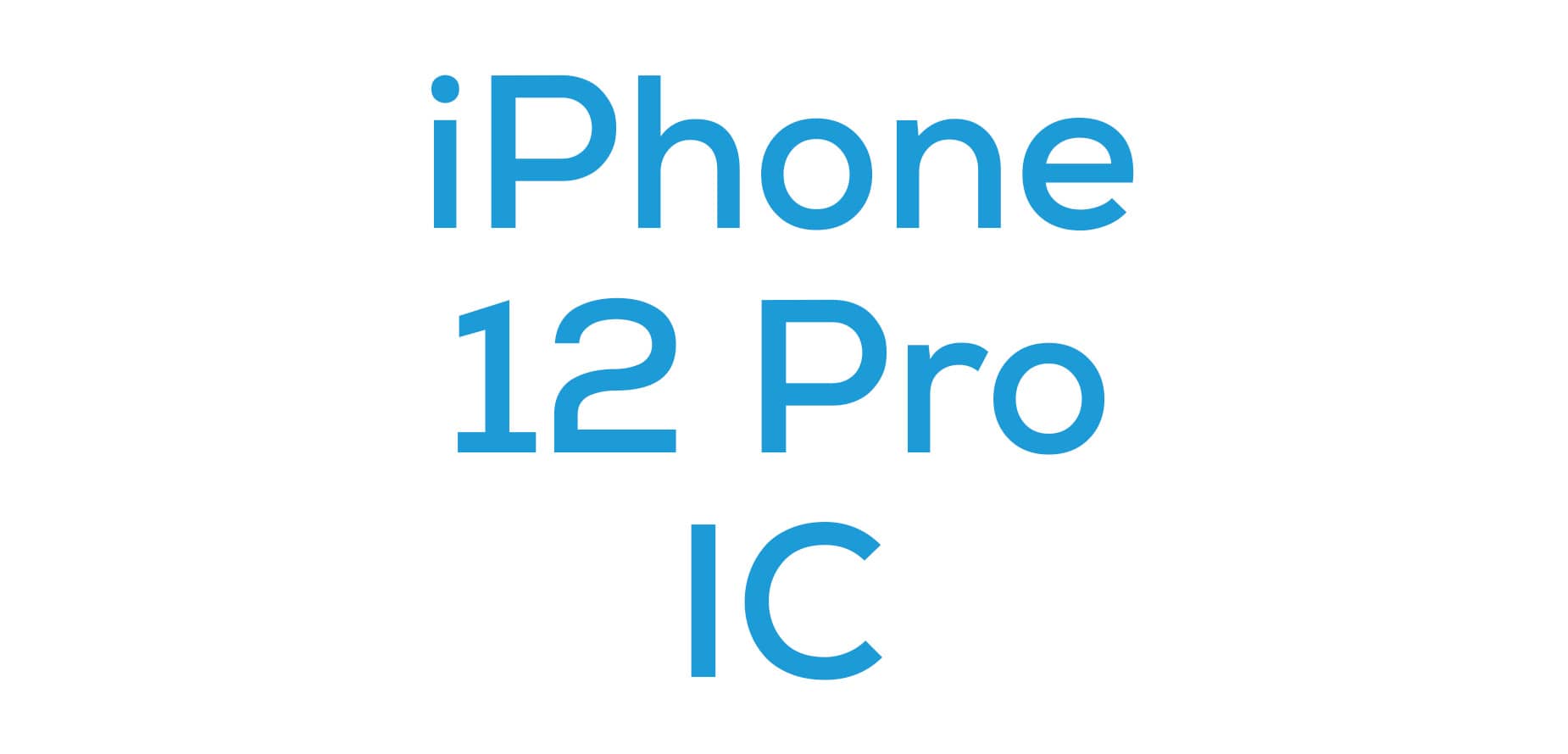iPhone 12 Pro IC