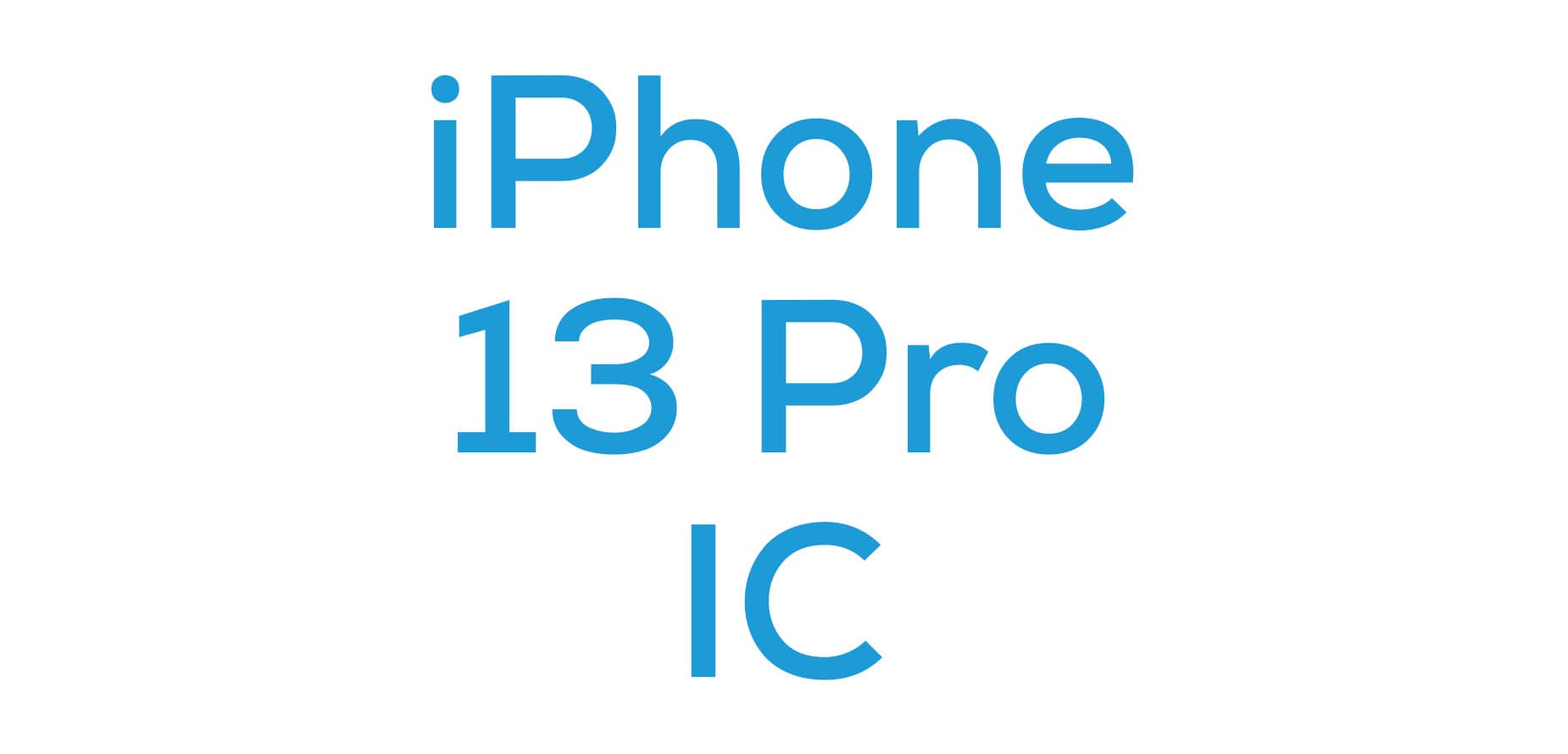 iPhone 13 Pro IC