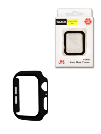 iWatch 40mm Hard PC Bumper Case with Tempered Glass - 1 (Only Ground Shipping)