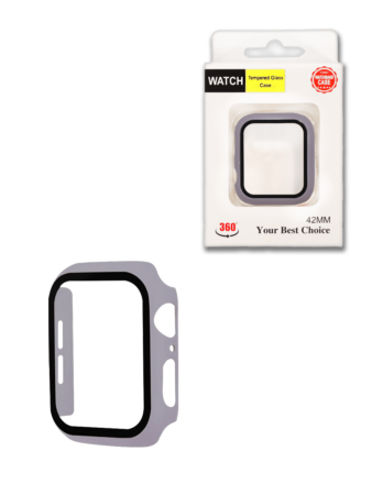 iWatch 42mm Hard PC Bumper Case with Tempered Glass - 7 (Only Ground Shipping)