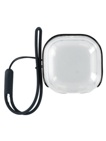 Galaxy Buds Pro / Buds 2 Pro / Buds 2 / Buds FE / Buds Live Transparent Case - CLEAR & BLACK (Only Ground Shipping)