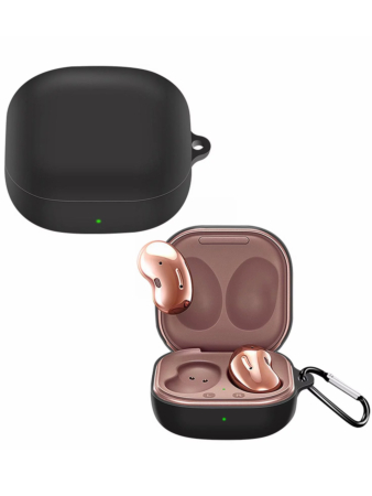 Galaxy Buds Pro / Buds 2 Pro / Buds 2 / Buds FE / Buds Live Soft Silicone Case - BLACK (Only Ground Shipping)