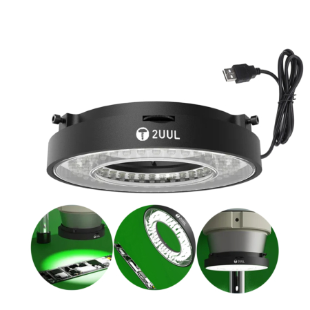 2UUL MS98 Adjustable LED MicroScope Lamp (Black) (Only Ground Shipping)