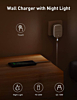 LDNIO A2425C QC3.0+PD Lamp USB A+C Wall Charger with USB A-L Non-MFI Cable (3ft) (20W) (Only Ground Shipping)