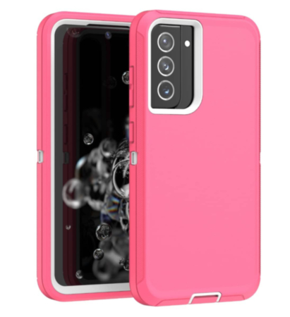 Heavy Duty Case for Galaxy A53 (LIGHT PINK & WHITE) (Only Ground Shipping)