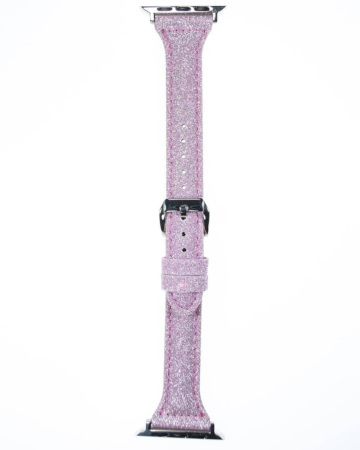 iWatch (38/40/41mm) Glitter Leather Band - 3 (Only Ground Shipping)