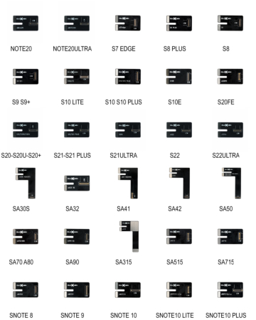 DLZ S800 Tester Flex Cable for Galaxy S Series / Note Series / A Series (30 Pcs)