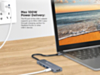 PowerPeak 6 in 1 USB C to HDMI Splitter (Only Ground Shipping)