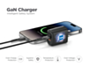 PowerPeak PD USB A+C Wall Dual Port Charger - (BLACK) (35W) (Only Ground Shipping)