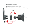 PowerPeak Magnetic Vent Car Holder Mount (Only Ground Shipping)