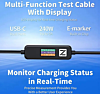 ChargerLAB Power-Z AK001 Multi-Functional 240W USB C-C PD Charging Test Cable