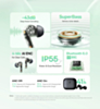 BASEUS Bass EP10 NC In-Ear True Wireless Earbuds (COSMIC BLACK) (Only Ground Shipping)