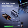 BASEUS EnerGeek GR11 Power Bank with Retractable Cable (145W) (20000mAh) (SPACE GRAY) (Only Ground Shipping)