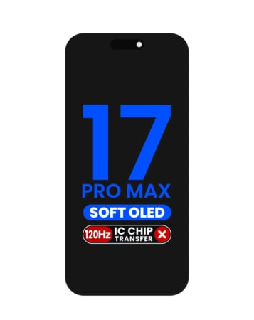 OLED Assembly for iPhone 17 Pro Max (Aftermarket Pro Soft / 120HZ)