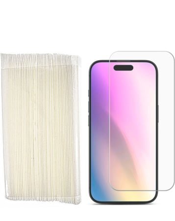 Clear Tempered Glass for iPhone 16 Pro Max / 17 Pro Max (2.5D / 50 Pcs in Bulk)