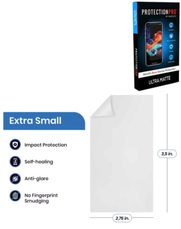 ProtectionPro - Blank Ultra Matte Film (Extra Small) (Pack of 25)