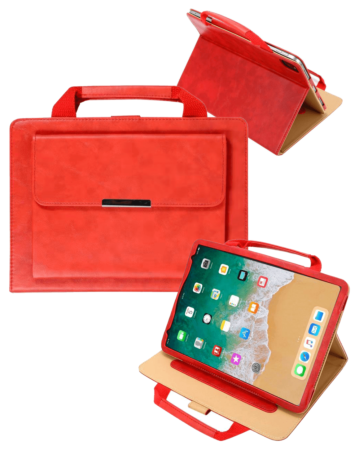 Smart Work Bag Style Case - RED for iPad 10.2" (7th / 8th / 9th) / Air 3 / Pro 10.5 (Only Ground Shipping)
