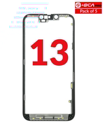 Stock up on the Metal Frame Pack of 5 Premium for iPhone 13 G+ Oca Pro.


