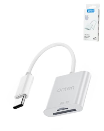 Onten USB 2.0 USB-C to SD / microSD / TF Card Reader (Only Ground Shipping)