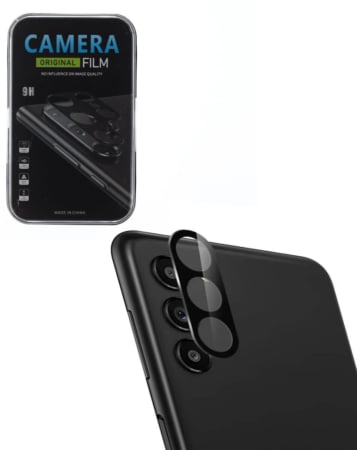 Order the back camera tempered glass for Galaxy S24 FE in black.