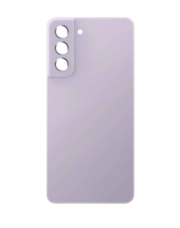 Order the Back Glass with Camera Lens and Adhesive for Galaxy S21 FE in Lavender, No Logo.