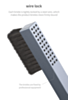 QianLi iBrush Aluminum Alloy Handle Anti-static Fur Brush (0.08mm)