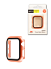iWatch 44mm Hard PC Bumper Case with Tempered Glass - ORANGE (Only Ground Shipping)