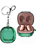 Galaxy Buds Pro / Buds 2 Pro / Buds 2 / Buds FE / Buds Live Transparent Plating Case (GREEN) with Keychain (Only Ground Shipping)