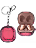 Galaxy Buds Pro / Buds 2 Pro / Buds 2 / Buds FE / Buds Live Transparent Plating Case (PINK) with Keychain (Only Ground Shipping)