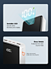 LDNIO PQ22 Power Bank with Digital Display (BLACK / WHITE) (20000 mAh / 22.5W) (Only Ground Shipping)