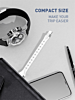 LDNIO LS50 USB A-L Non-MFI TPE Bracelet Charging Cable (WHITE) (0.5ft) (12W) (Only Ground Shipping)