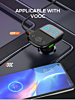 LDNIO C706Q Bluetooth 5.0 FM with 2X USB A+C Car Charger with USB A-L Cable (3ft) (25W) (Only Ground Shipping)