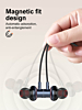 LDNIO N01 High Quality Neckband Headphones 5.3 Wireless (500 mAh) (BLACK / BLUE) (Only Ground Shipping)