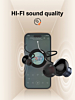 LDNIO N01 High Quality Neckband Headphones 5.3 Wireless (500 mAh) (BLACK / BLUE) (Only Ground Shipping)
