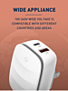 LDNIO A2425C QC3.0+PD Lamp USB A+C Wall Charger with USB C-L Non-MFI Cable (3ft) (20W) (Only Ground Shipping)