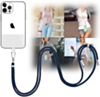 Mobile Phone Straps with Card Holder (2ft) - BLUE (Only Ground Shipping)