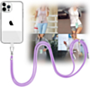 Mobile Phone Straps with Card Holder (2ft) - LILAC (Only Ground Shipping)