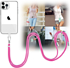 Mobile Phone Straps with Card Holder (2ft) - PINK (Only Ground Shipping)