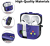 AirPods 1/2 Game Console Design TPU Case - PURPLE (Only Ground Shipping)